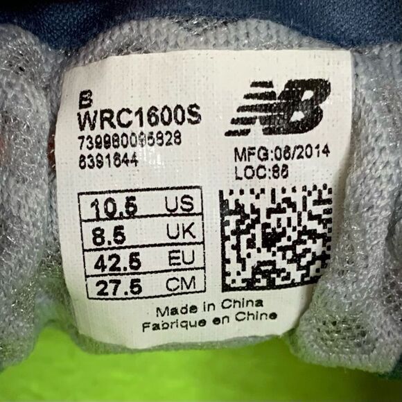 New Balance WRC1600S Gray Pink Women’s Running Shoes - Picture 10 of 11